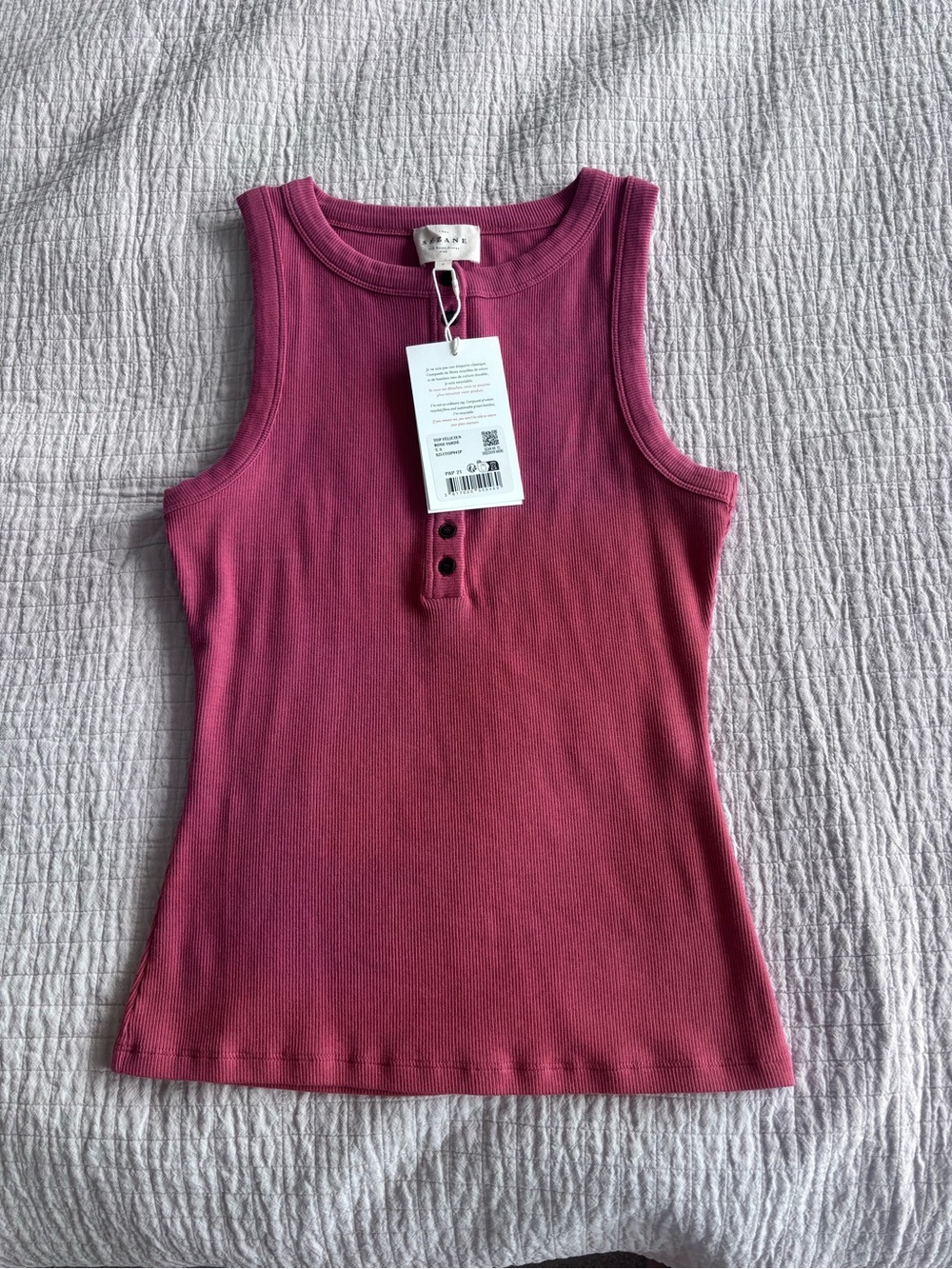 Sézane Felicien atop in Blush Pink Size S - Picture 3 of 4